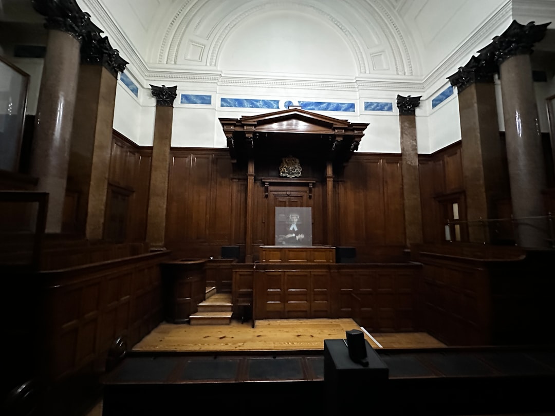 Photo courtroom, defendant